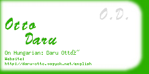 otto daru business card